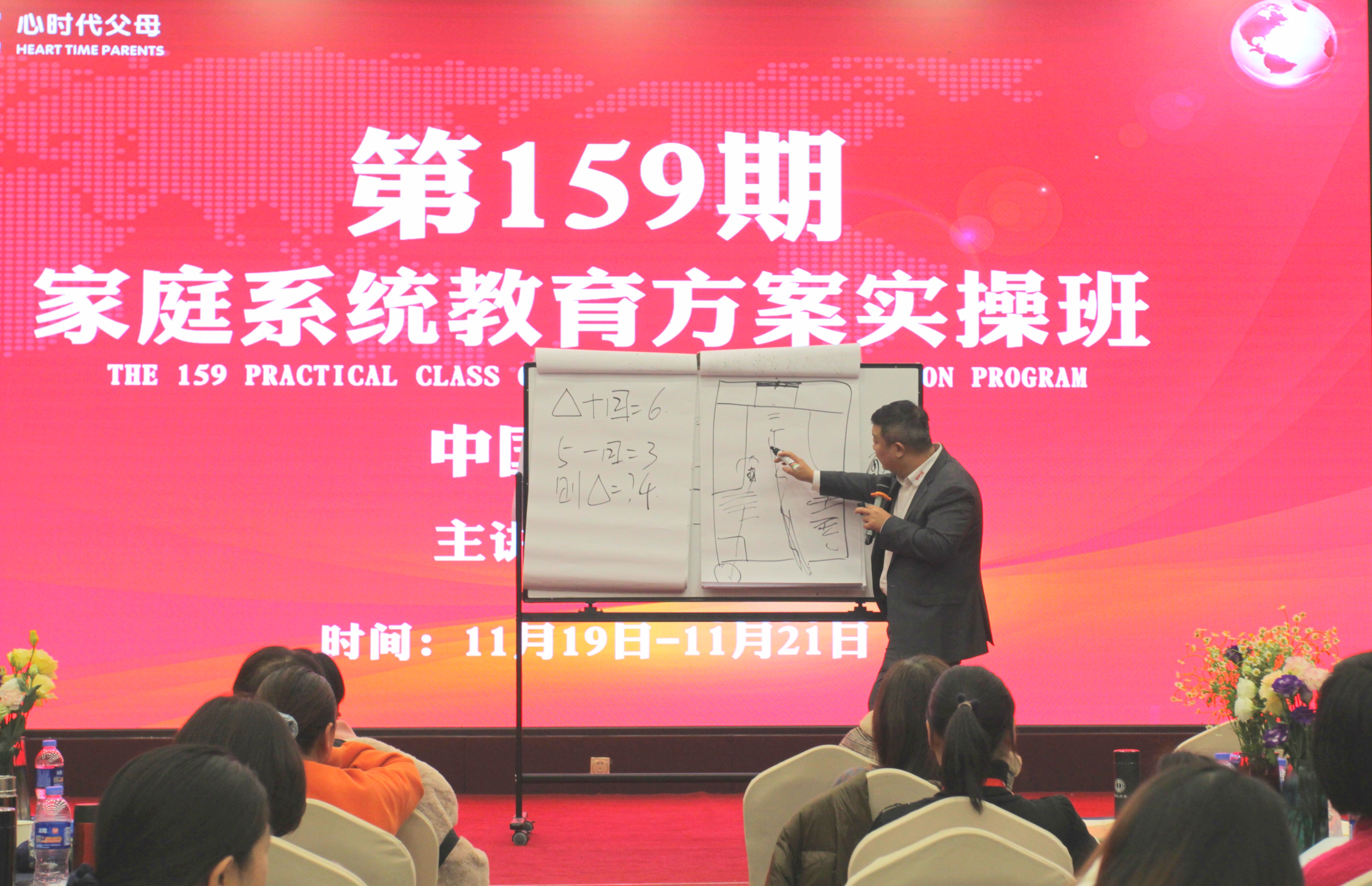 心时代父母第159家庭系统教育方案期实操班正在落地实操中