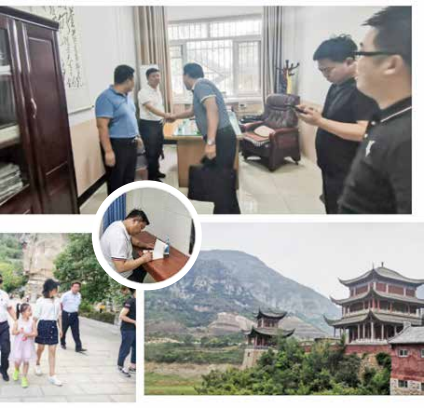 纪琼院长携家人、海勇导师、张总一起重访淇县，重走云梦山